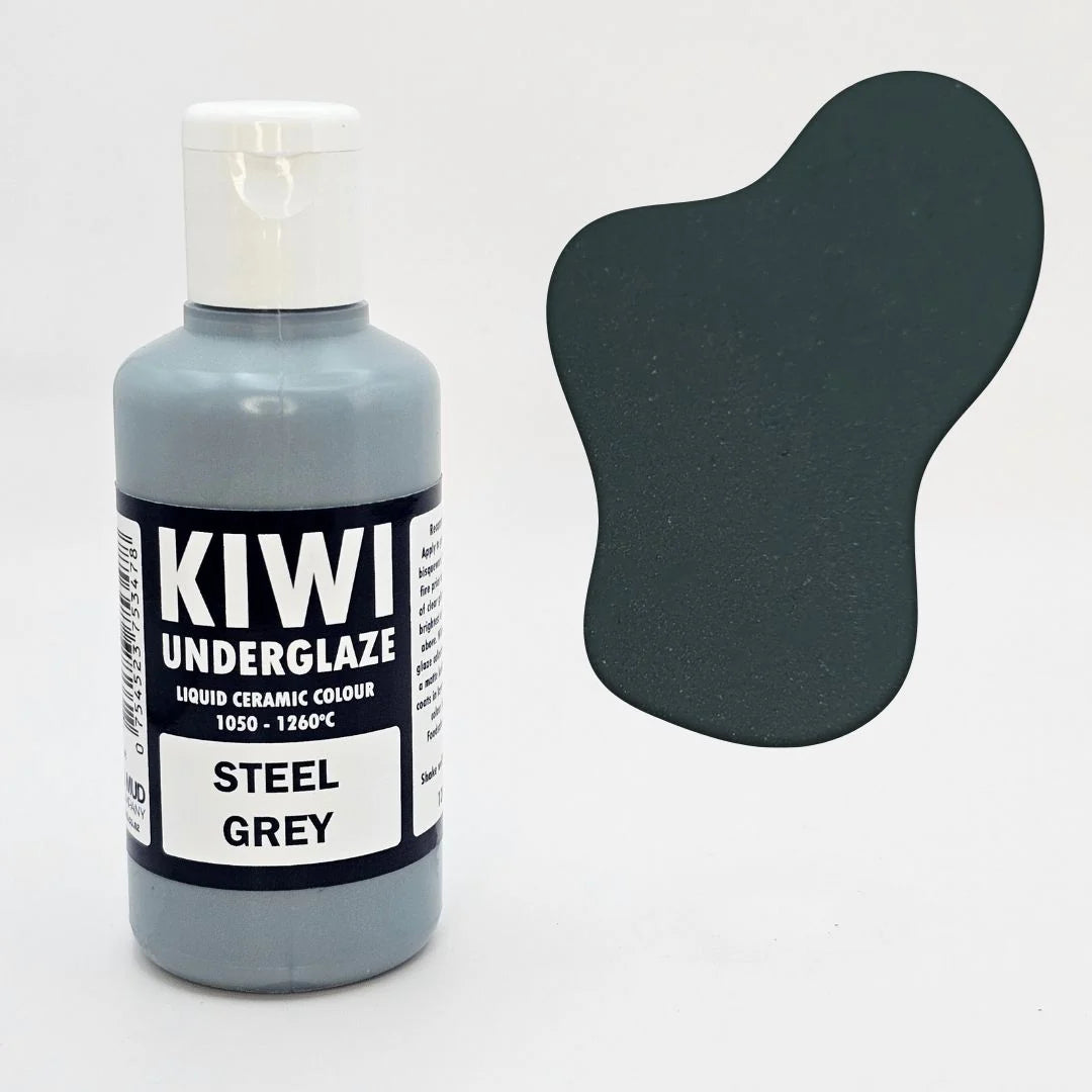Kiwi Underglaze Steel Grey 100ml