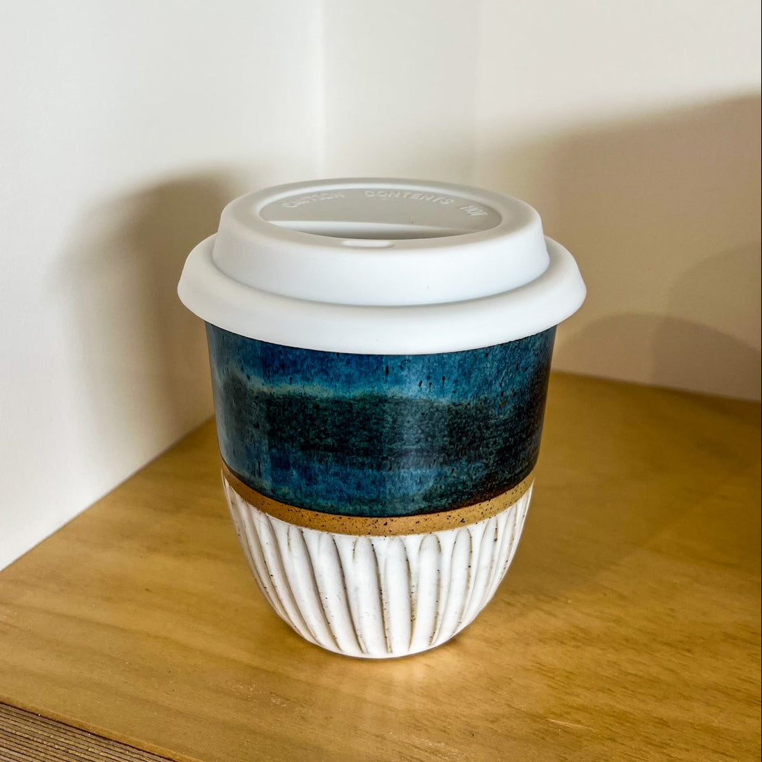 Ceramic Keep Cup - Deep Blue