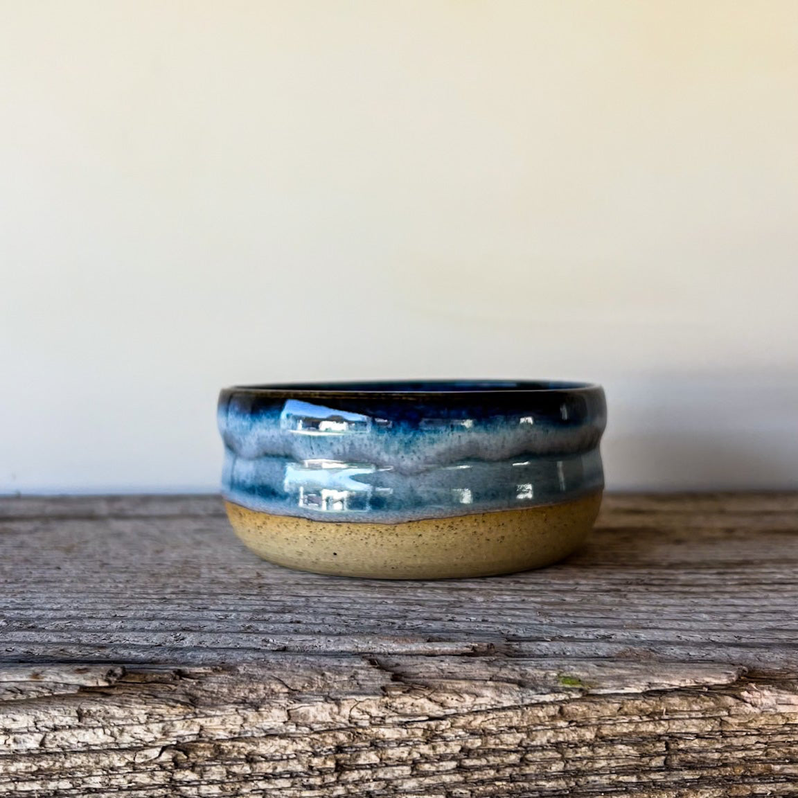 Ceramic bowl with blue.