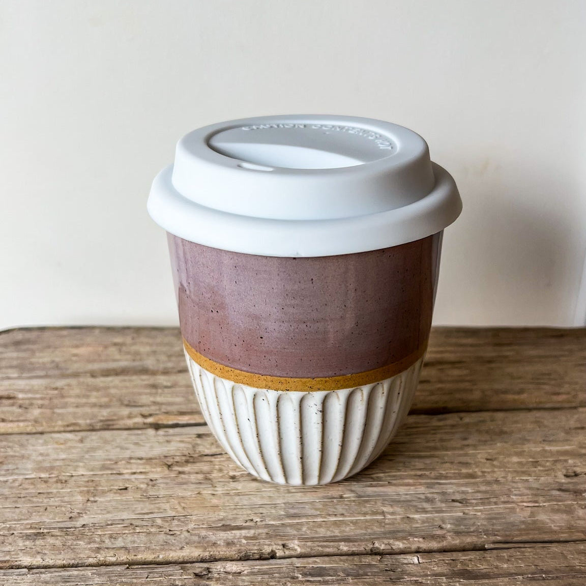 Ceramic coffee cup