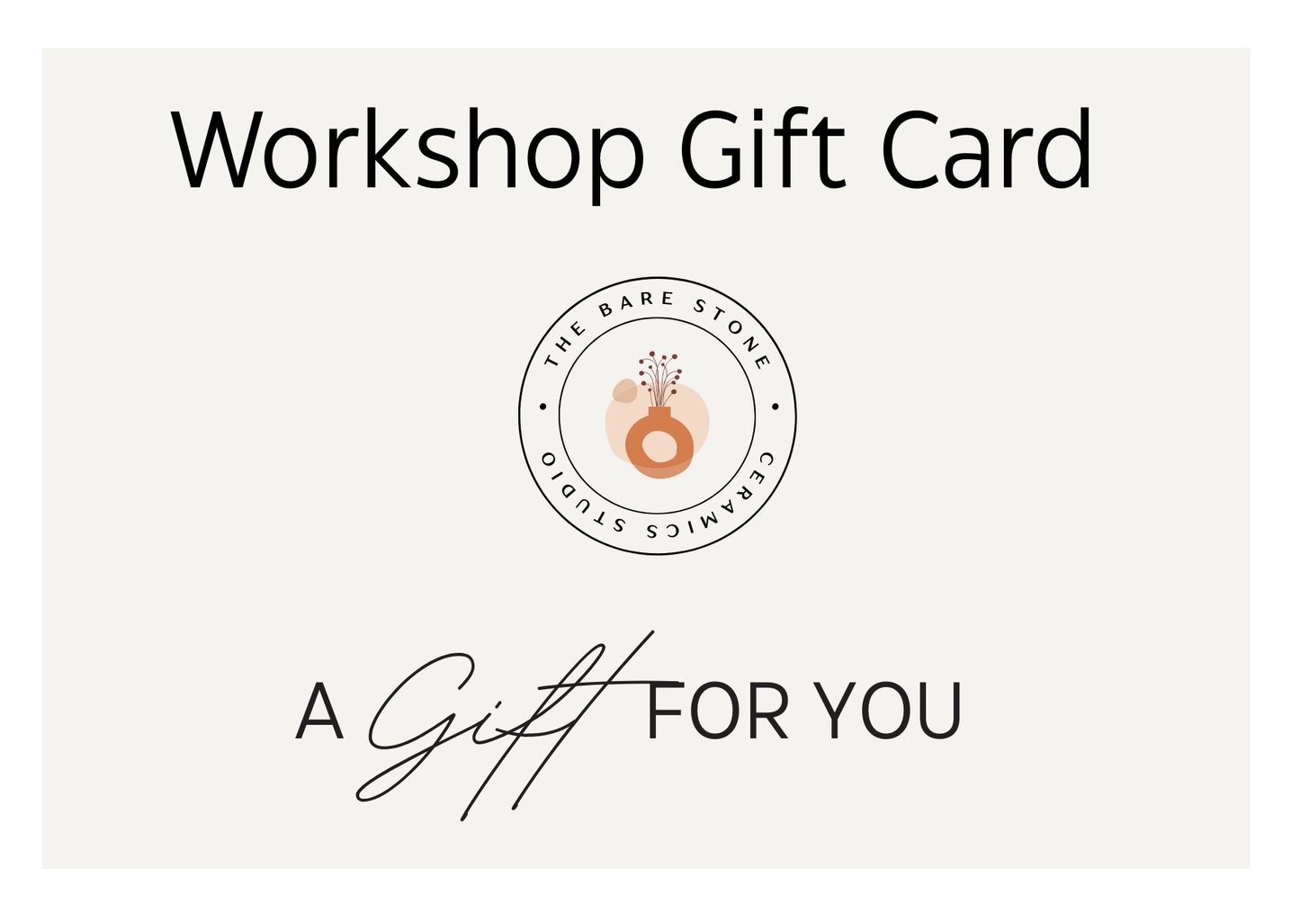 Workshop Gift Card - Digital