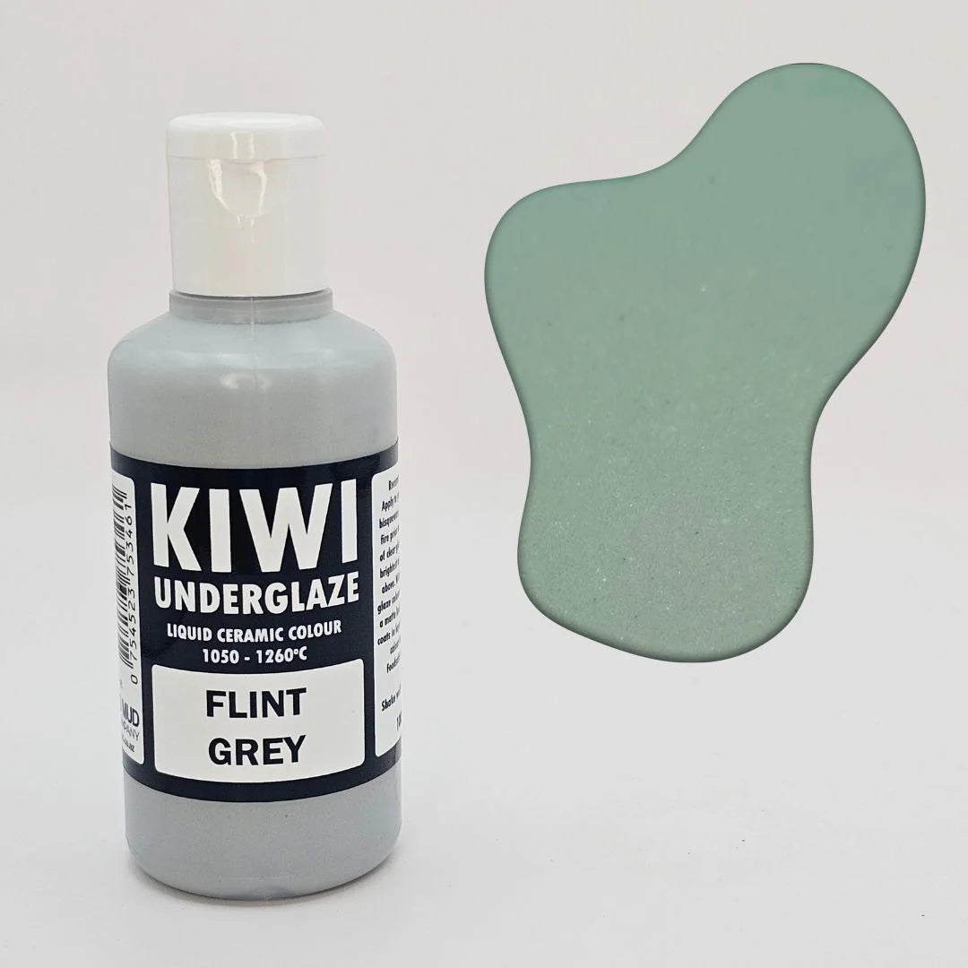 Kiwi Underglaze Flint Grey 100ml