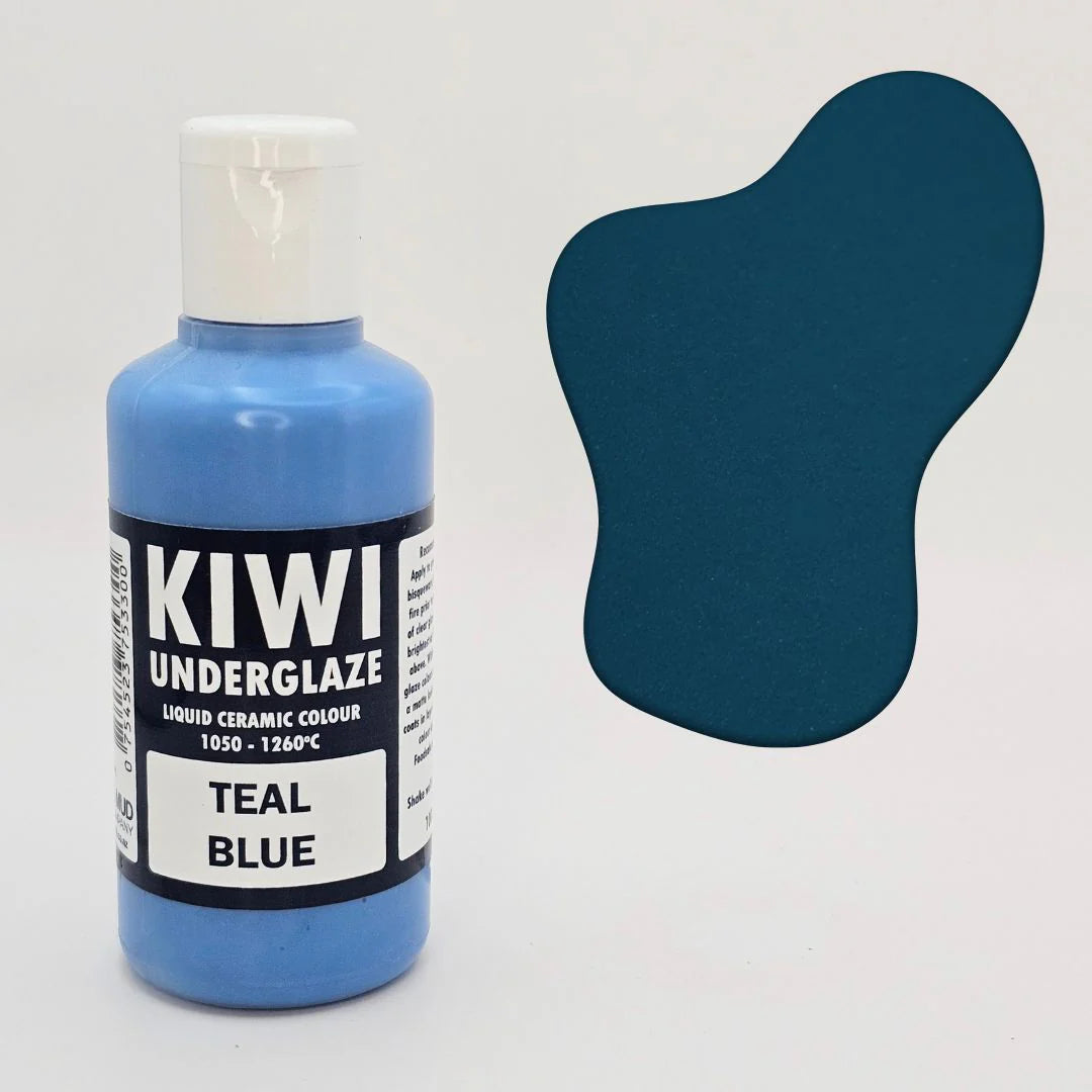Kiwi Underglaze Teal Blue 100ml
