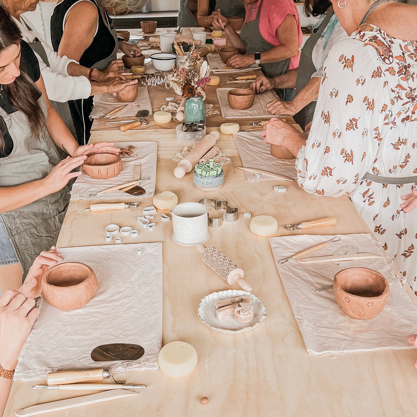 Coffee & Clay - Hand Building Ceramic Workshops