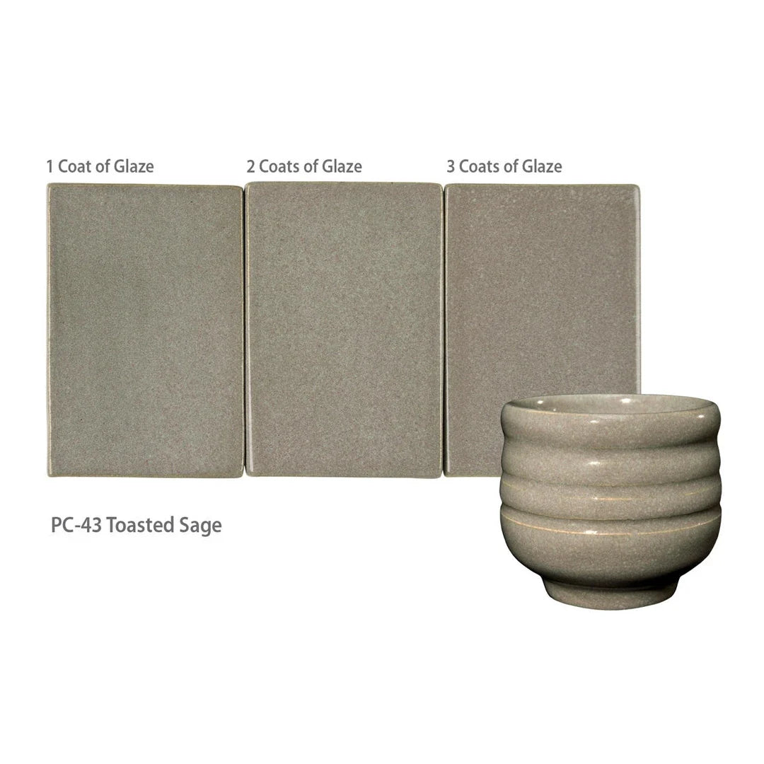 AMACO Potters Choice HF Glaze Toasted Sage 472ml