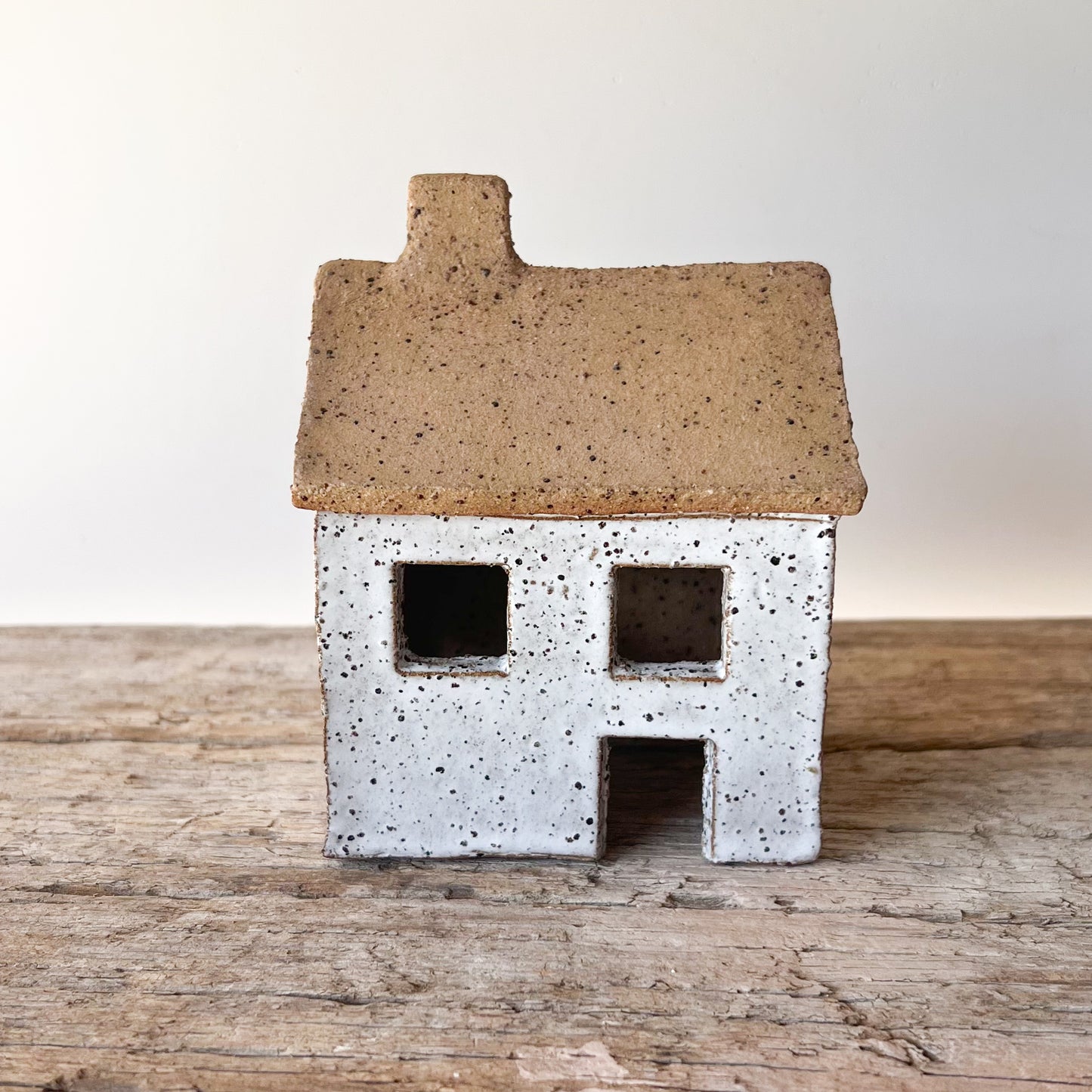 Rustic Ceramic House - Two Windows