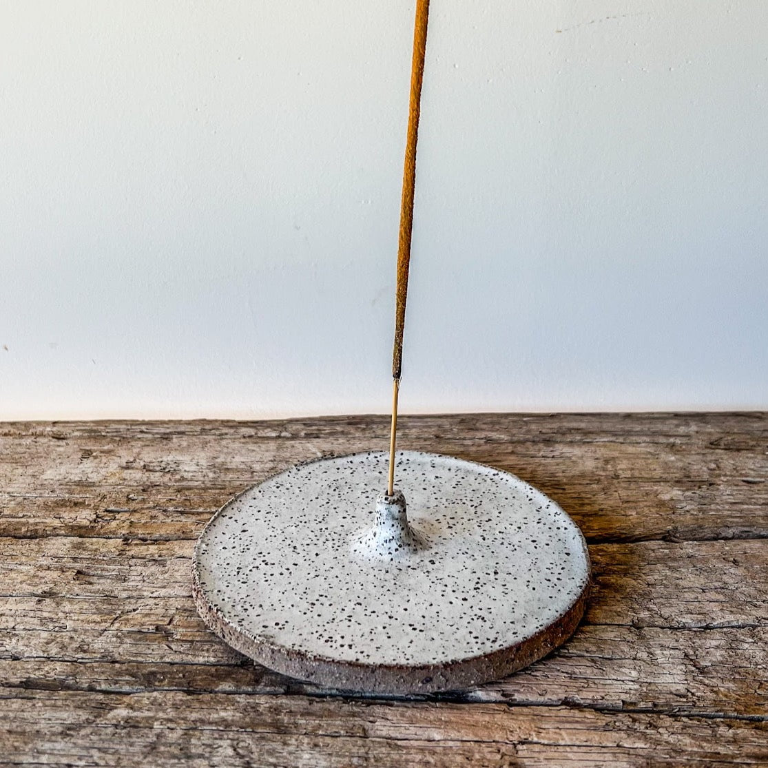 Rustic Ceramic Incense Holder