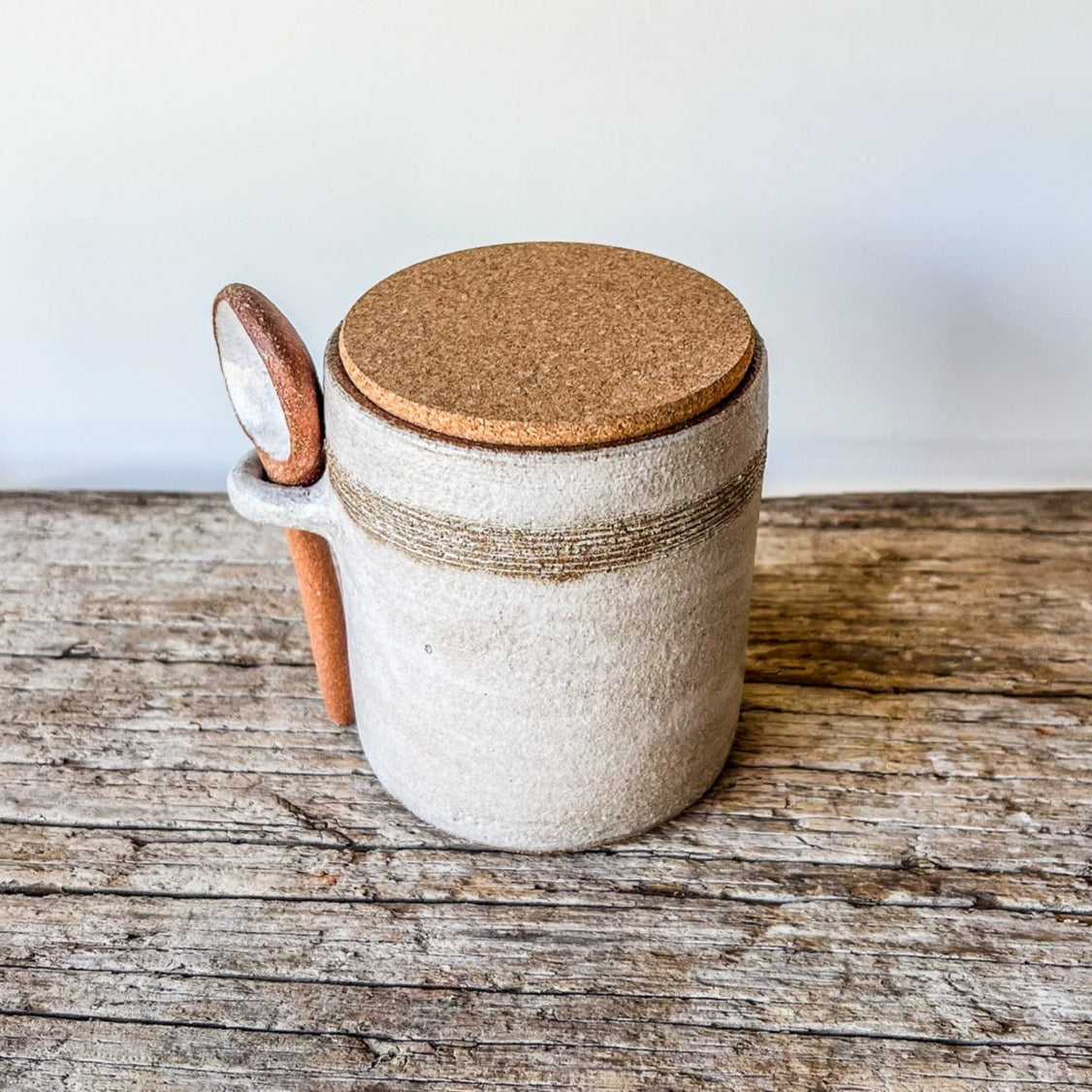 Ceramic Salt Jar