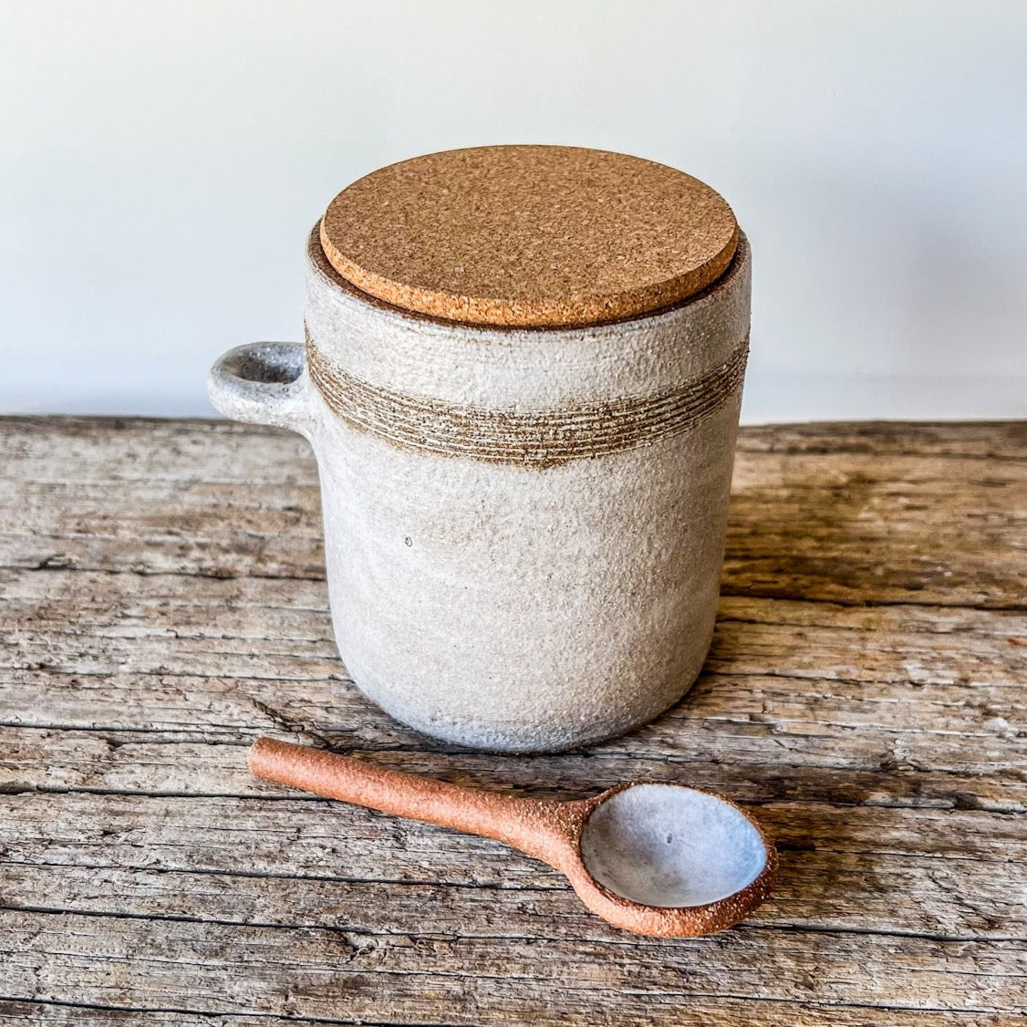 Ceramic Salt Jar
