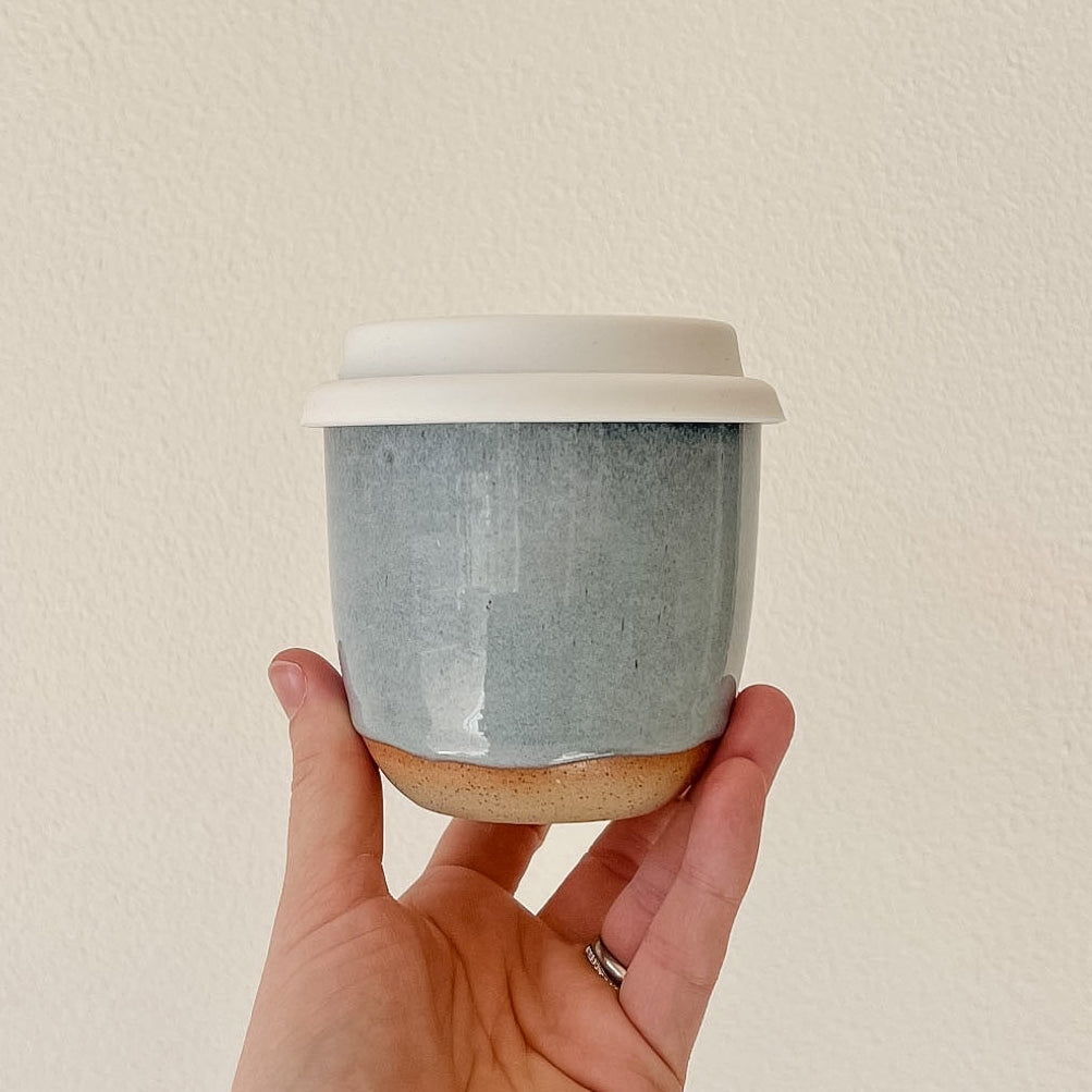 Ceramic Keep Cup - Sea Blue