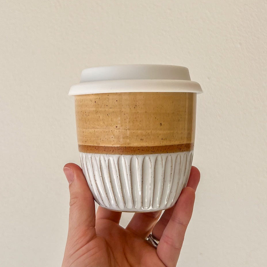 Ceramic Keep Cup - Honey