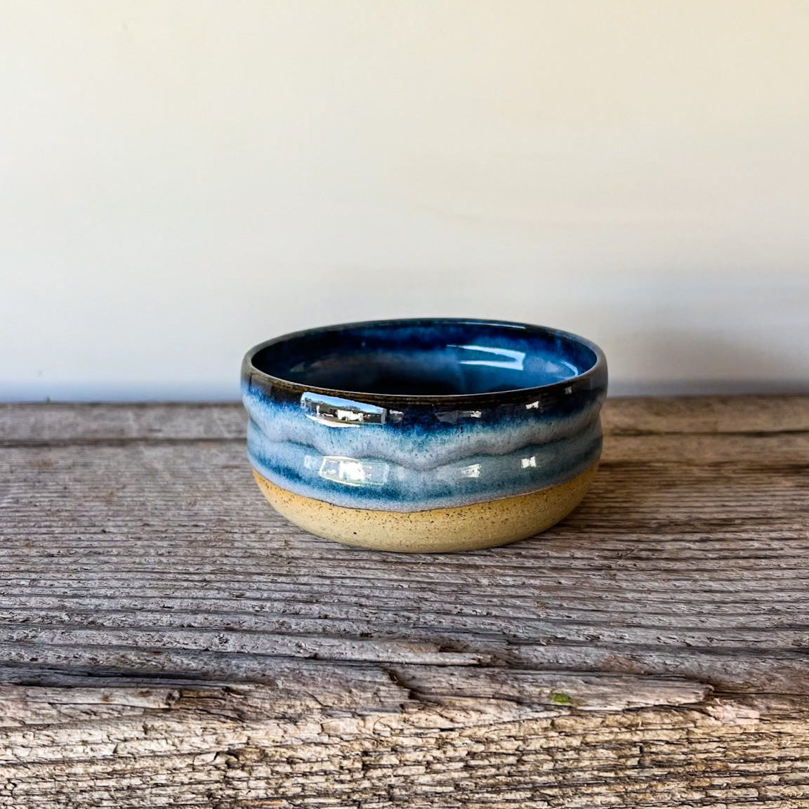 Ceramic bowl with blue.