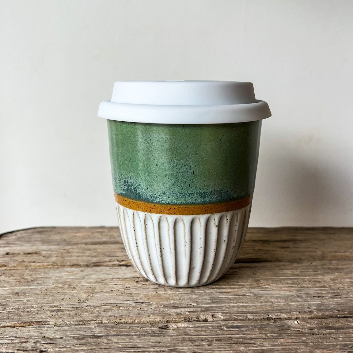 Ceramic coffee cup
