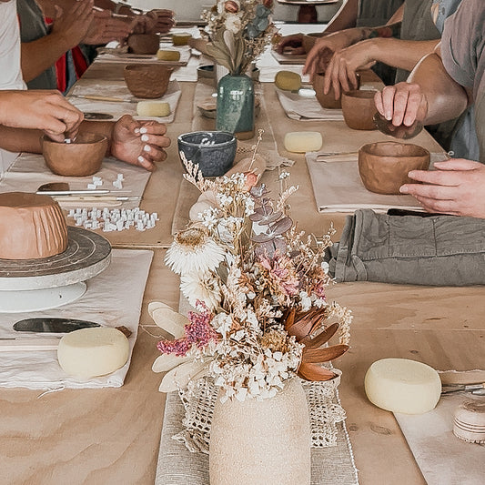Clay & Sip - Hand Building Ceramic Workshops