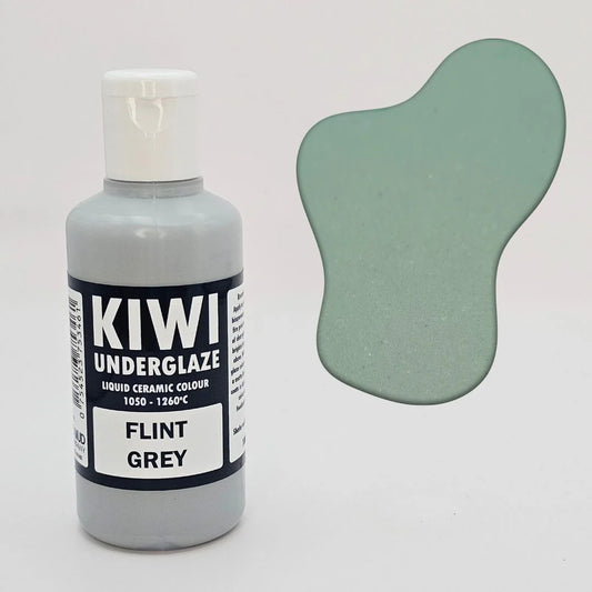 Kiwi Underglaze Flint Grey 100ml